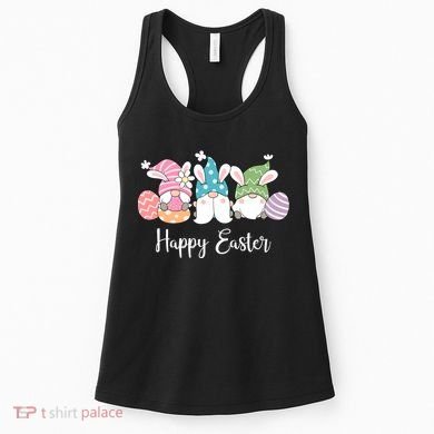 Happy Easter Cute Gnome Holiday Women's Tank Top