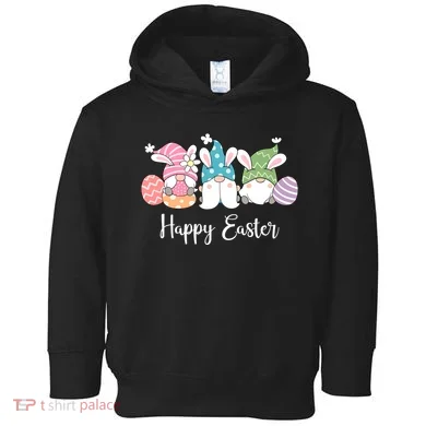 Happy Easter Cute Gnome Holiday Toddler Hoodie