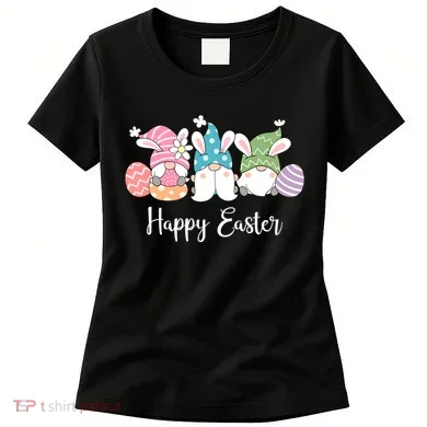 Happy Easter Cute Gnome Holiday Women's T-Shirt