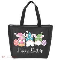 Happy Easter Cute Gnome Holiday Tote Bag thumb 0