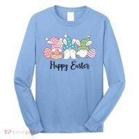 Happy Easter Cute Gnome Holiday Long Sleeve Shirt thumb 0