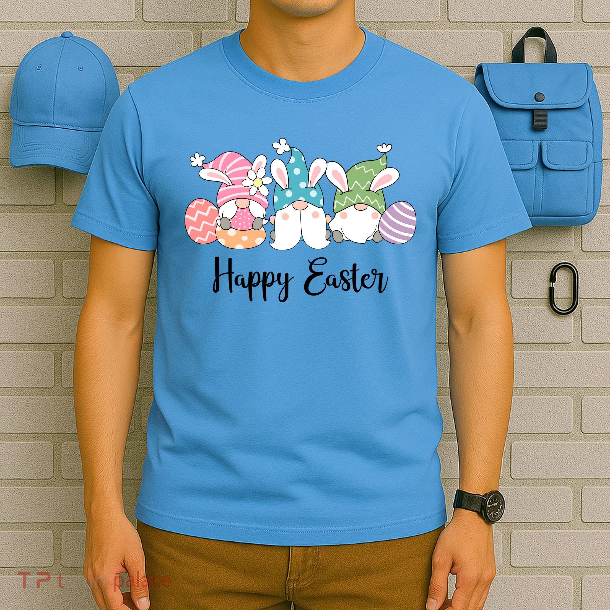 Happy Easter Cute Gnome Holiday T-Shirt