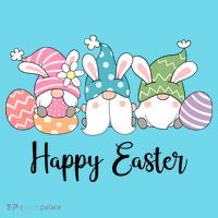 Happy Easter Cute Gnome Holiday T-Shirt thumb 6