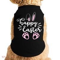 Happy Easter Cute Bunny Holiday Doggie Tank thumb 0