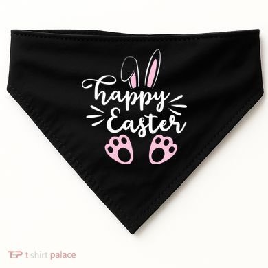 Happy Easter Cute Bunny Holiday USA-Made Doggie Bandana