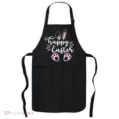 Happy Easter Cute Bunny Holiday Apron
