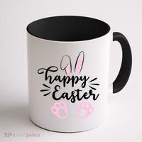 Happy Easter Cute Bunny Holiday Coffee Mug thumb 1