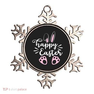 Happy Easter Cute Bunny Holiday Ornament