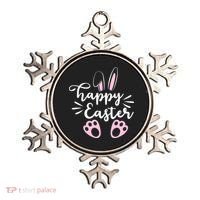 Happy Easter Cute Bunny Holiday Ornament thumb 0