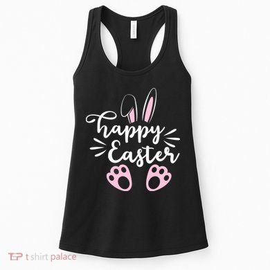 Happy Easter Cute Bunny Holiday Women's Tank Top