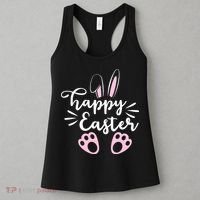 Happy Easter Cute Bunny Holiday Women's Tank Top thumb 3