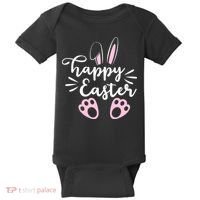Happy Easter Cute Bunny Holiday Baby Bodysuit thumb 0