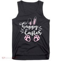 Happy Easter Cute Bunny Holiday Tank Top thumb 0