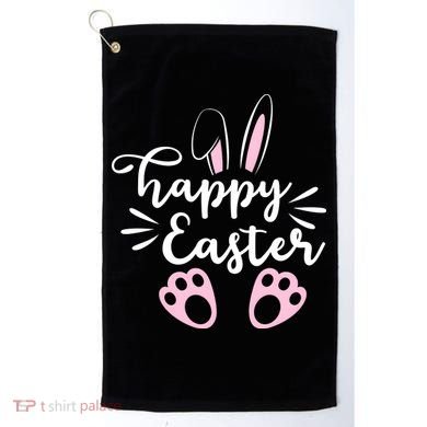 Happy Easter Cute Bunny Holiday Golf Towel