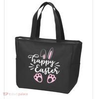 Happy Easter Cute Bunny Holiday Tote Bag thumb 3