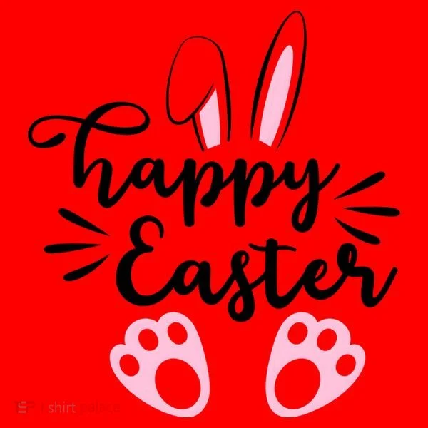Happy Easter Cute Bunny Holiday Santa Hat
