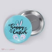 Happy Easter Cute Bunny Holiday Button thumb 0