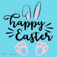 Happy Easter Cute Bunny Holiday Kids T-Shirt thumb 4
