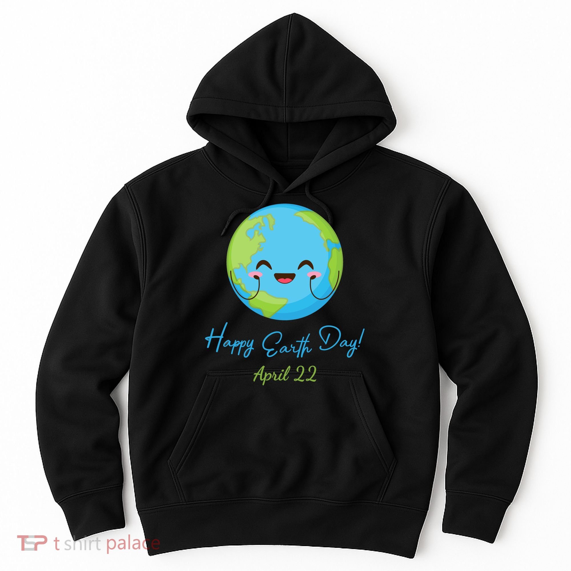Happy Earth Day April 22 Cute Planet Hoodie