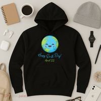 Happy Earth Day April 22 Cute Planet Hoodie thumb 3