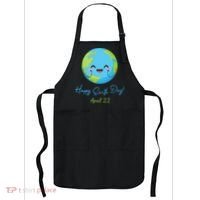 Happy Earth Day April 22 Cute Planet Apron thumb 0