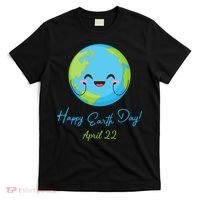 Happy Earth Day April 22 Cute Planet T-Shirt thumb 0