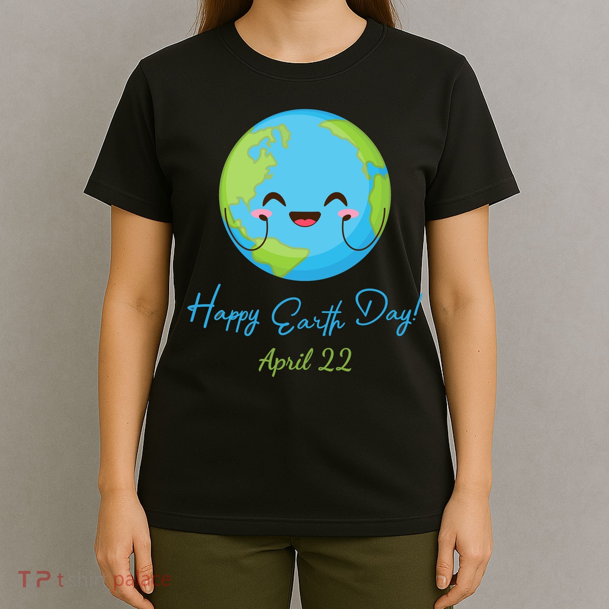 Happy Earth Day April 22 Cute Planet T-Shirt