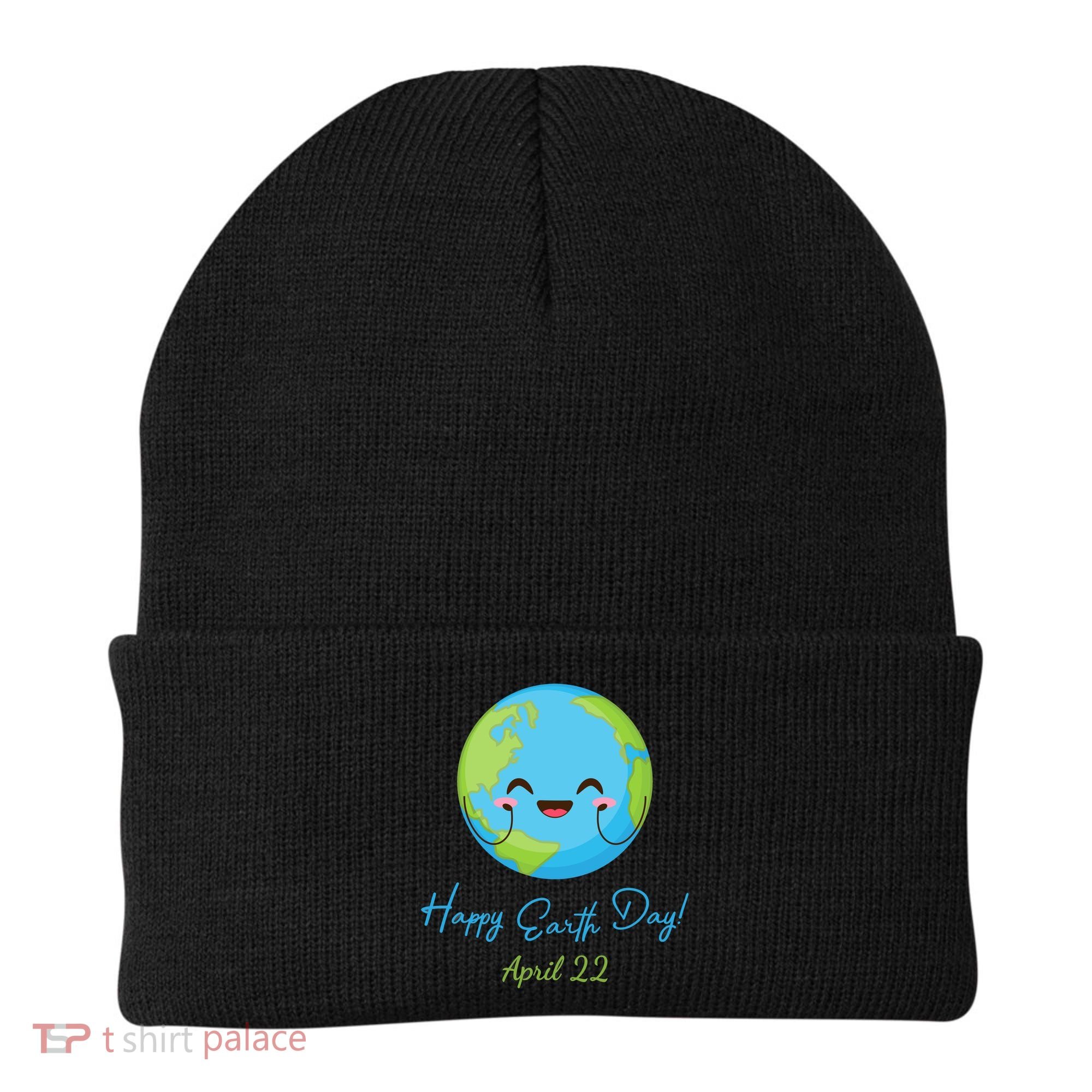 Happy Earth Day April 22 Cute Planet Beanie