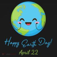 Happy Earth Day April 22 Cute Planet Ornament thumb 1