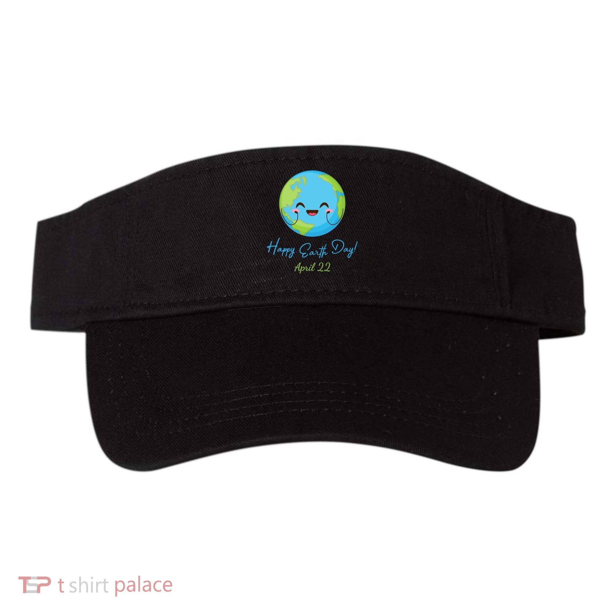 Happy Earth Day April 22 Cute Planet Visor