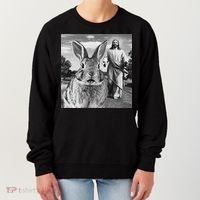 Happy Easter Day Bunny Selfie Christian Easter Women Women's Sweatshirt thumb 0