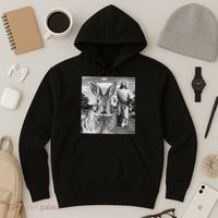 Happy Easter Day Bunny Selfie Christian Easter Women Hoodie thumb 3
