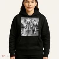 Happy Easter Day Bunny Selfie Christian Easter Women Hoodie thumb 5