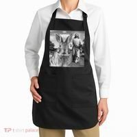 Happy Easter Day Bunny Selfie Christian Easter Women Apron thumb 2