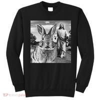 Happy Easter Day Bunny Selfie Christian Easter Women Sweatshirt thumb 0