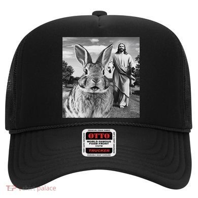 Happy Easter Day Bunny Selfie Christian Easter Women Hat