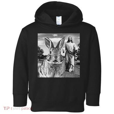 Happy Easter Day Bunny Selfie Christian Easter Women Toddler Hoodie