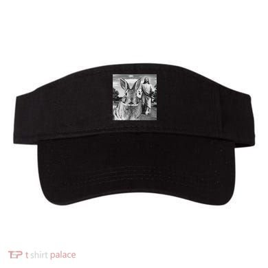 Happy Easter Day Bunny Selfie Christian Easter Women Visor