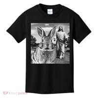Happy Easter Day Bunny Selfie Christian Easter Women Kids T-Shirt thumb 0