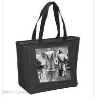 Happy Easter Day Bunny Selfie Christian Easter Women Tote Bag thumb 2