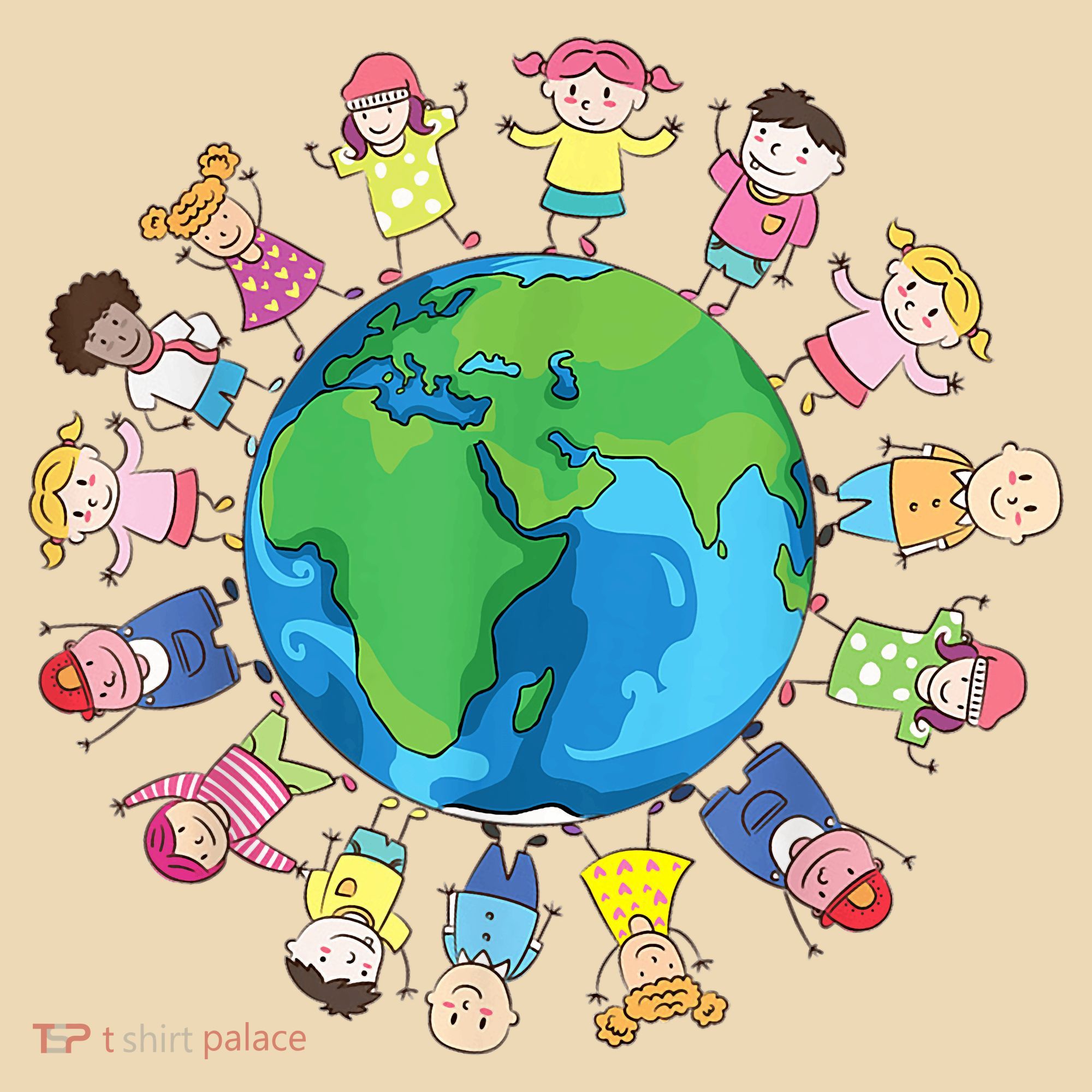 Happy Earth Day Children Around The World Tote Bag
