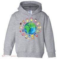 Happy Earth Day Children Around The World Toddler Hoodie thumb 0