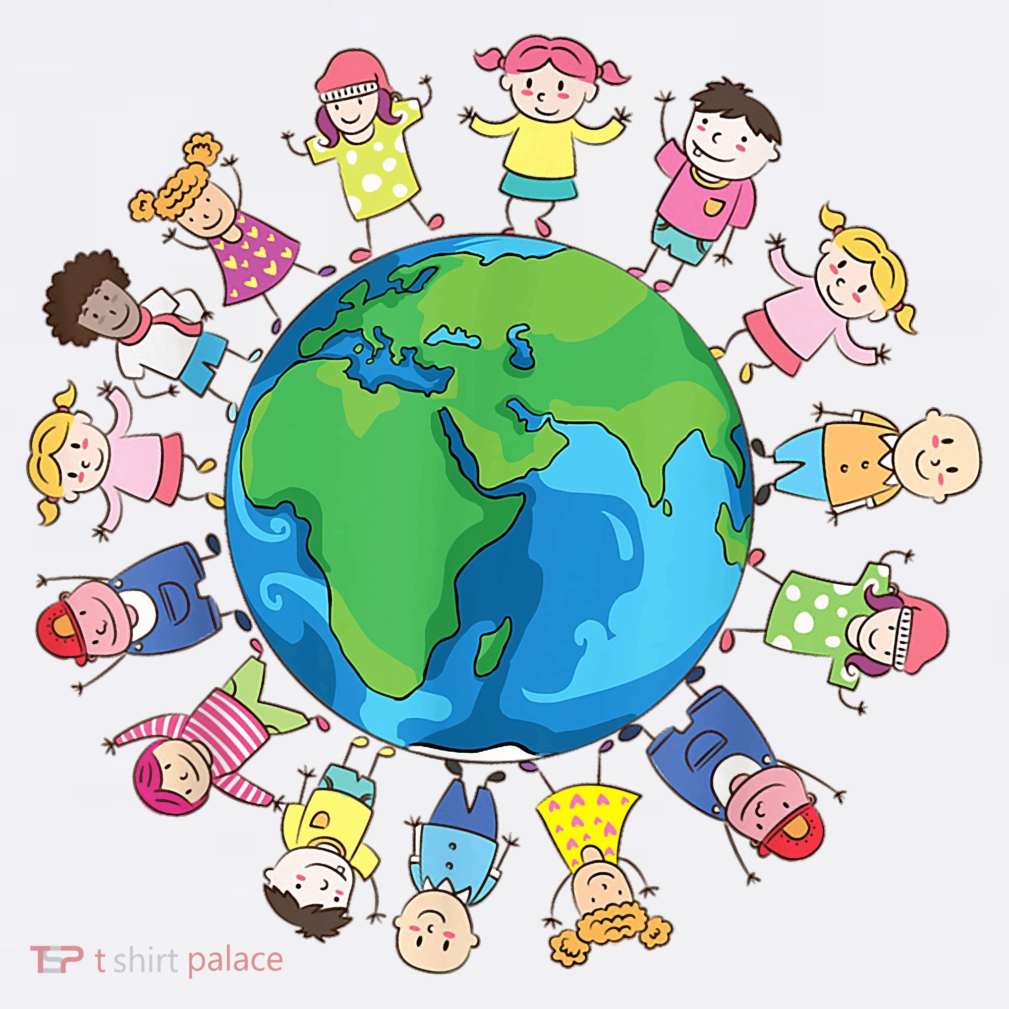 Happy Earth Day Children Around The World Sweatshirt