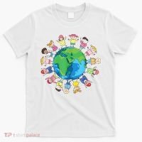 Happy Earth Day Children Around The World T-Shirt thumb 0