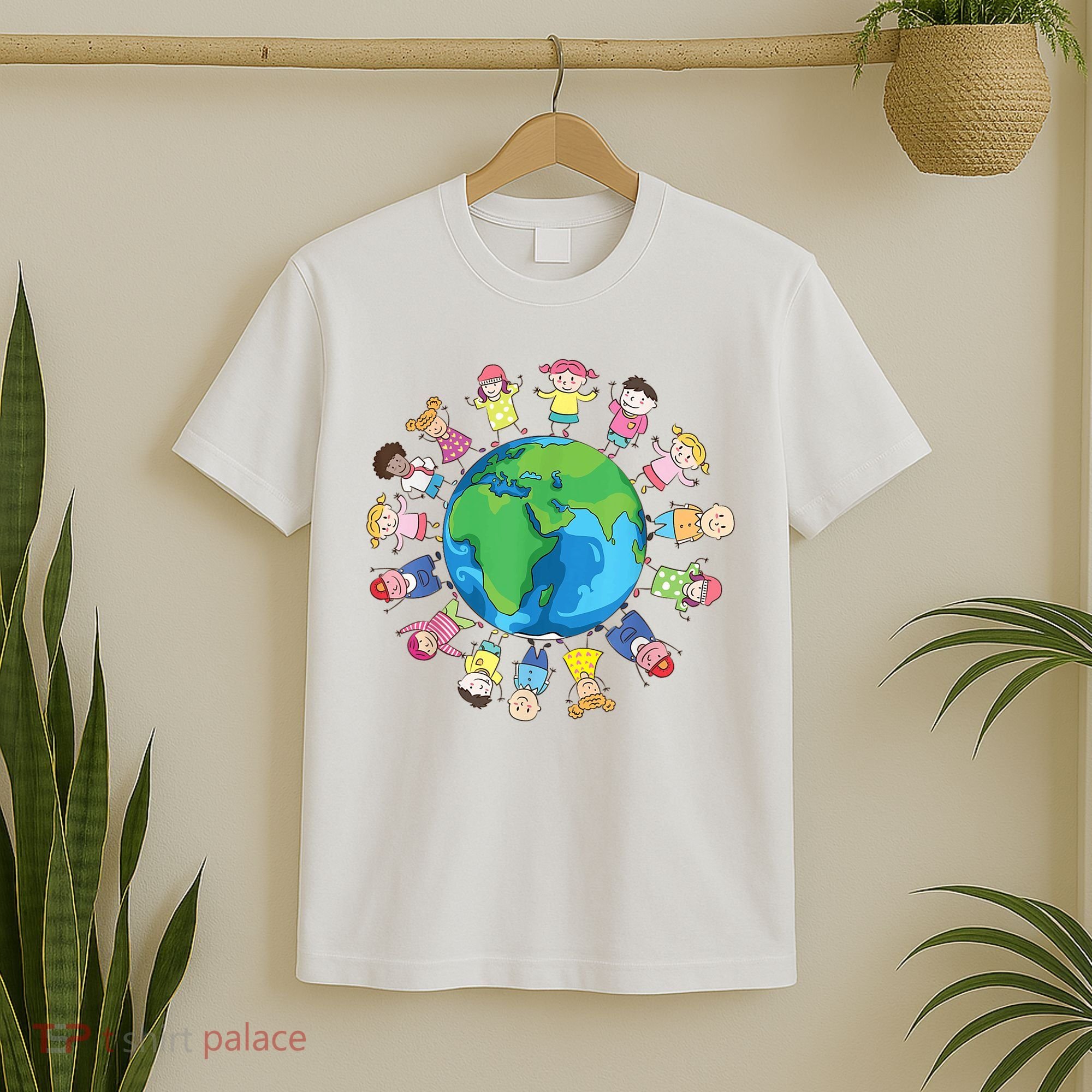 Happy Earth Day Children Around The World T-Shirt