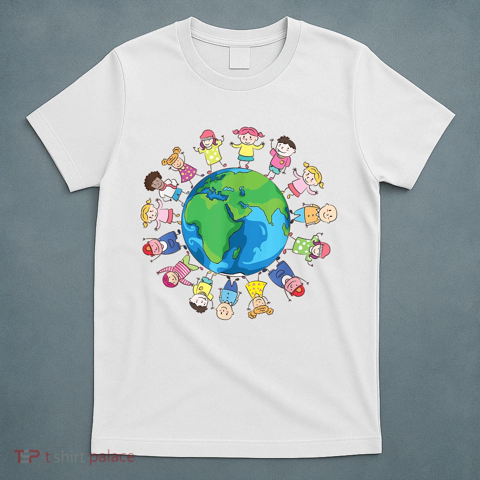 Happy Earth Day Children Around The World T-Shirt