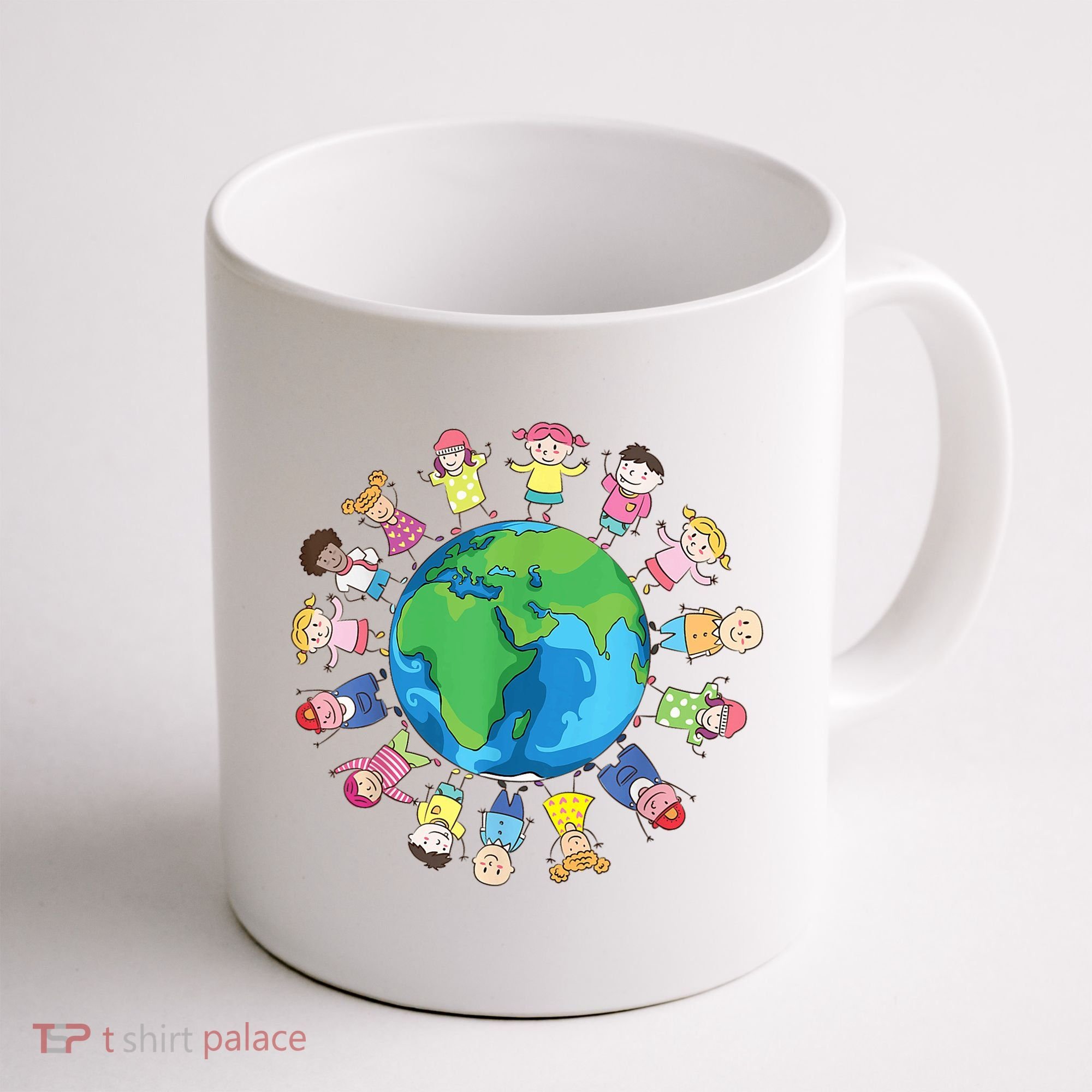 Happy Earth Day Children Around The World Coffee Mug