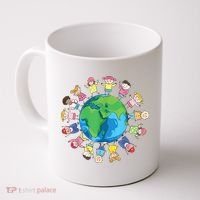 Happy Earth Day Children Around The World Coffee Mug thumb 0