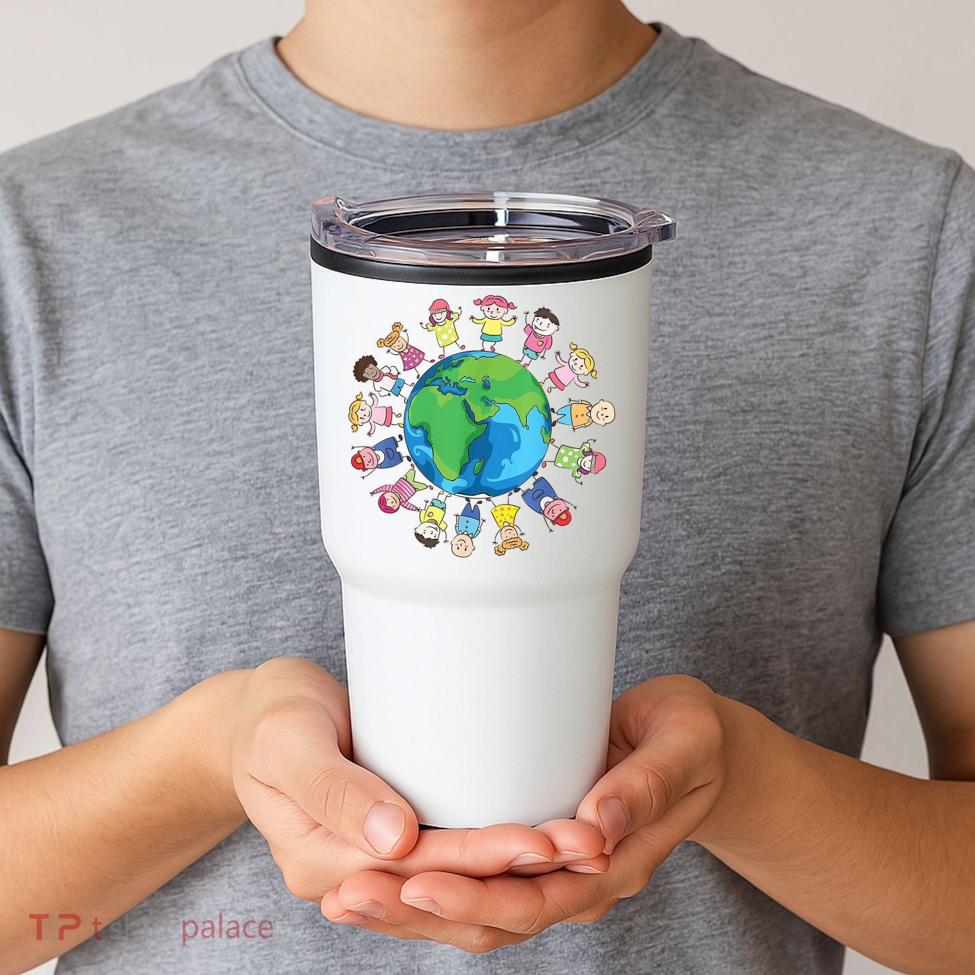 Happy Earth Day Children Around The World Tumbler