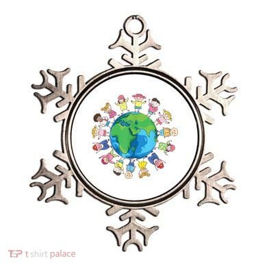 Happy Earth Day Children Around The World Ornament